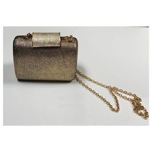 Vintage Inge Christopher Evening Bag, Gold with Gems, EUC